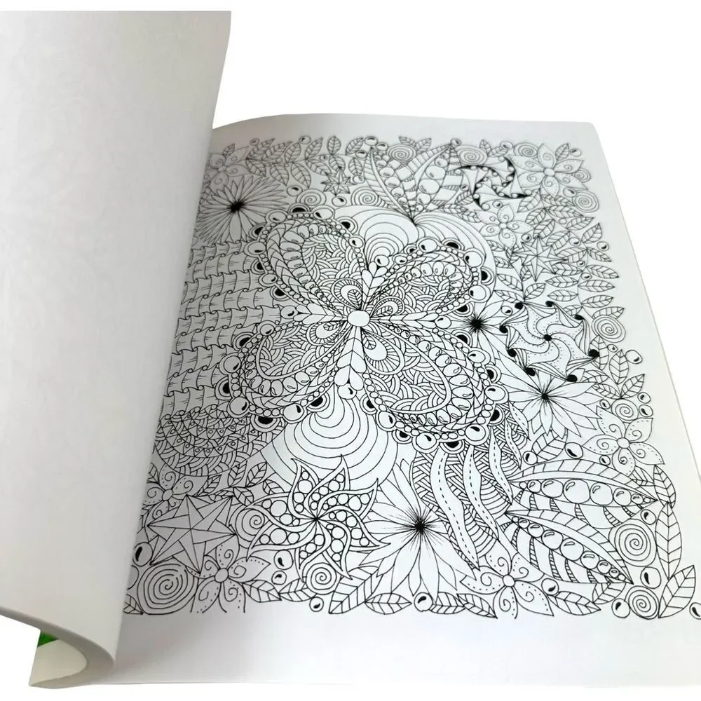 ZenDoodle Coloring Enchanting Gardens by Nikolett Corley Adult Coloring Book